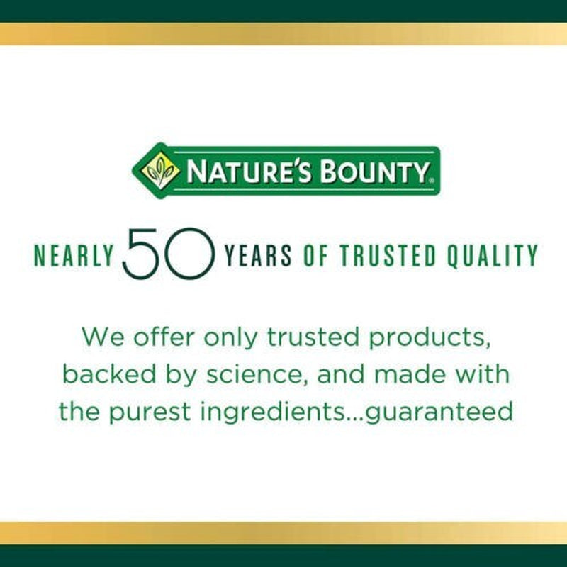 NATURES BOUNTY ZINC ~ Supports Immune Health 50Mg., 400 Ct Tablets ~ Exp 10/2029