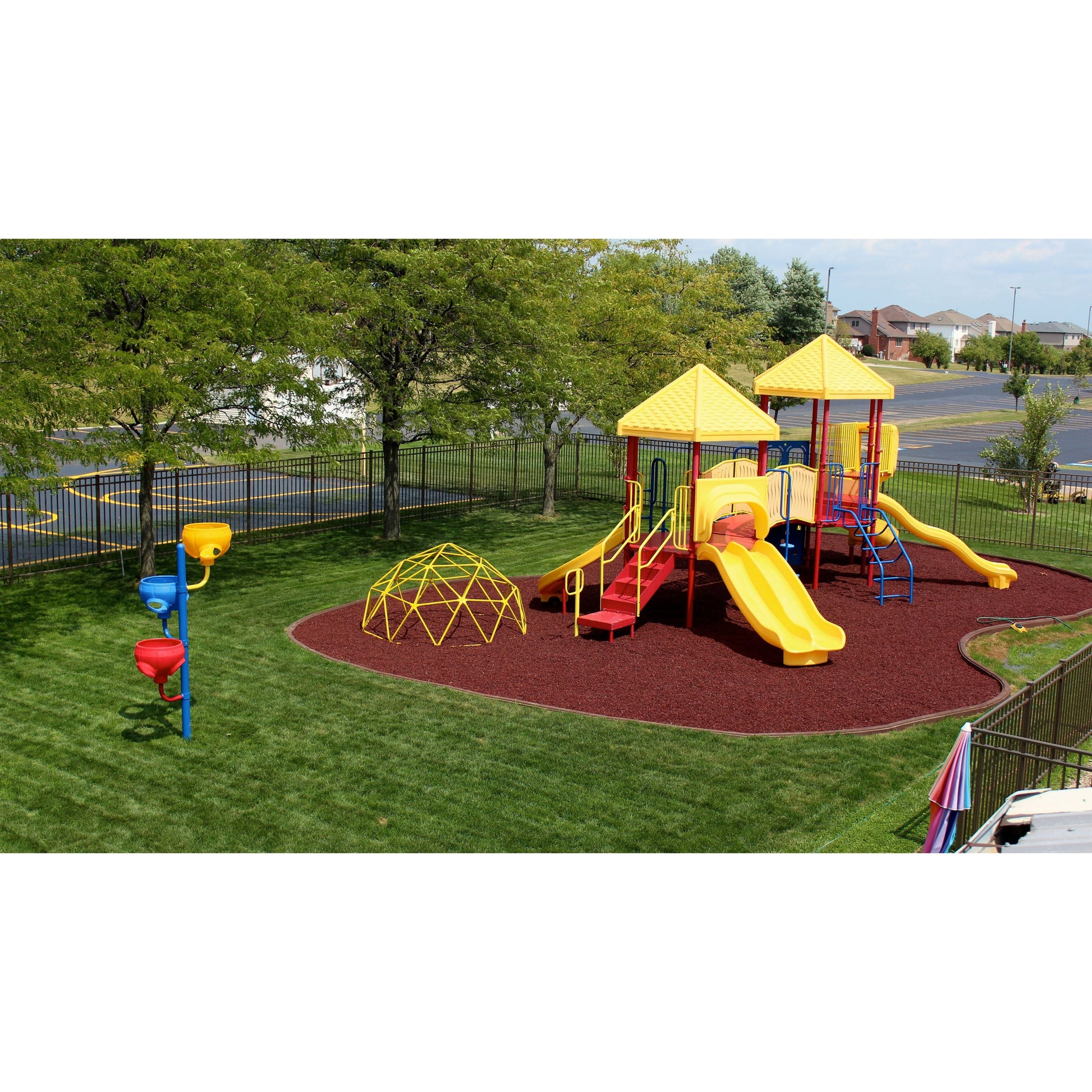 Playsafer Rubber Mulch | Terra Cotta Red