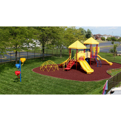 Playsafer Rubber Mulch | Terra Cotta Red