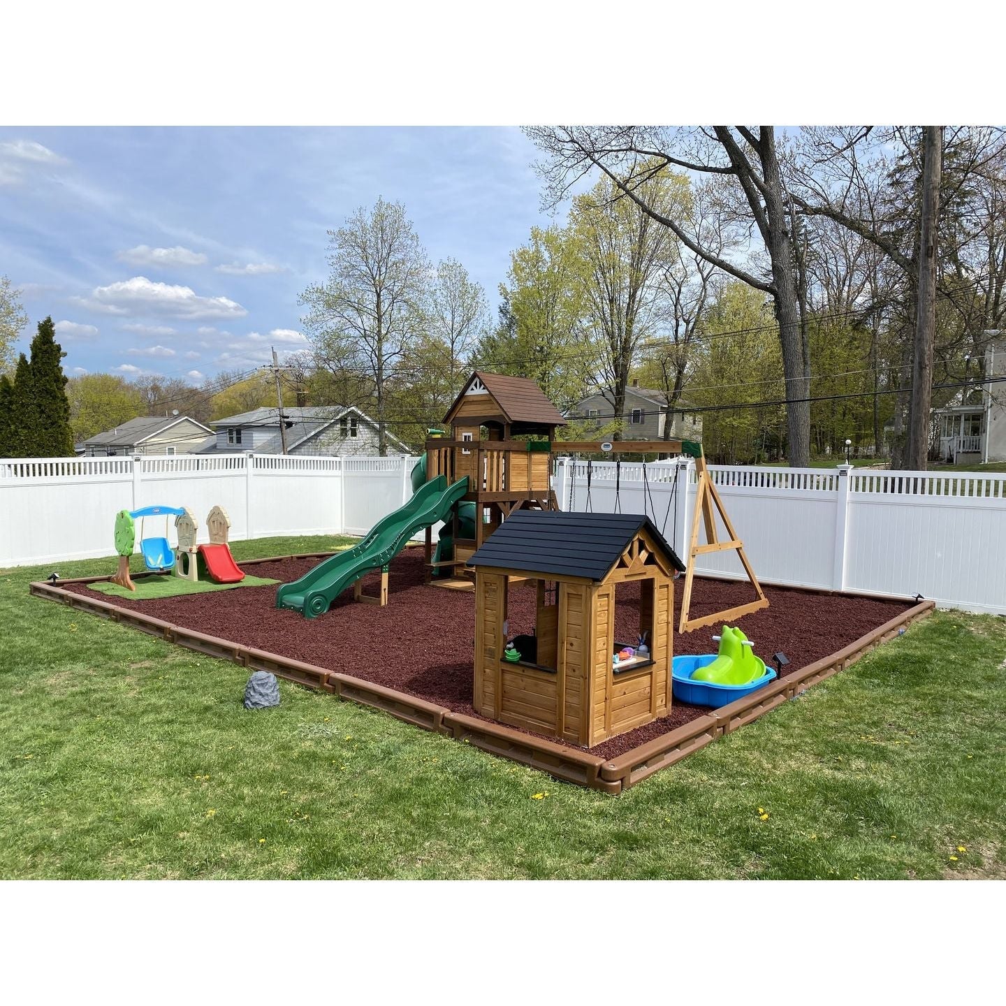 Playsafer Rubber Mulch | Terra Cotta Red
